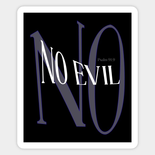 NO EVIL Magnet by Life and Power.